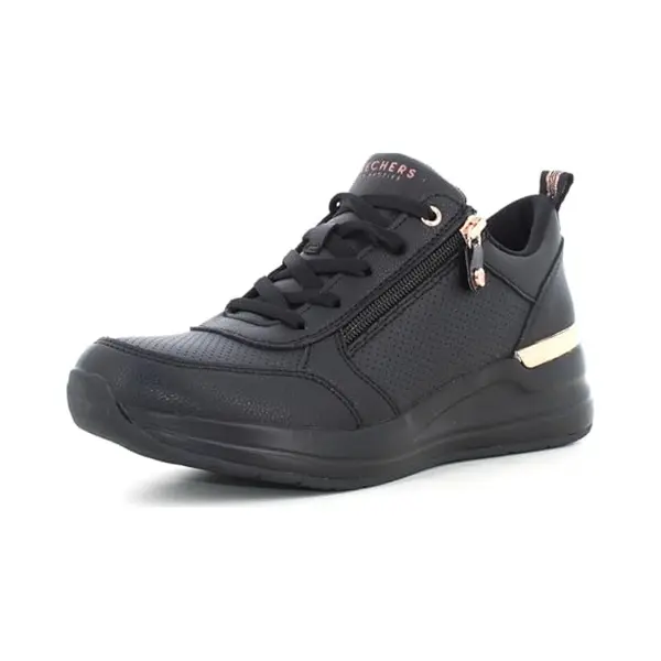 Skechers Billion 2 - Side Door Dames Sneakers - Zwart thumbnail