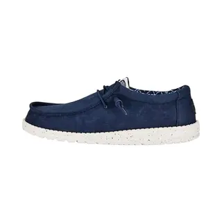Heydude Hey Dude - Men's Wally Canvas Wally Slip-On Shoes, Navy, 11 Uk