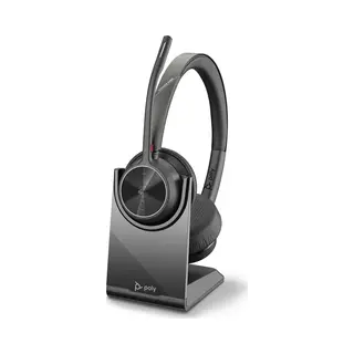 Poly Voyager 4320 Microsoft Teams Certified Headset + BT700 dongle + oplaadstatief