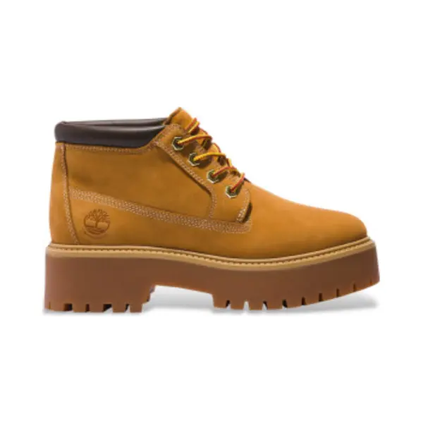 Timberland Für Damen. TB1A5RF92311 Stone Street Braune Lederstiefeletten (41.5 W), 3 Bis 5 Cm, Lässig thumbnail