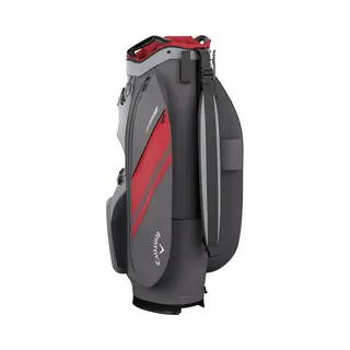 Callaway Golf Chase Cart Bag 2026, Steel Graphite-Fire Red