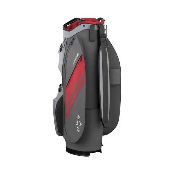Callaway Golf Chase Cart Bag 2026, Steel Graphite-Fire Red thumbnail