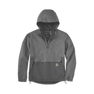 Carhartt, Mannen, Outdoor Jassen, Rain Defender Light Gravel Anorak (S), Grijs, S