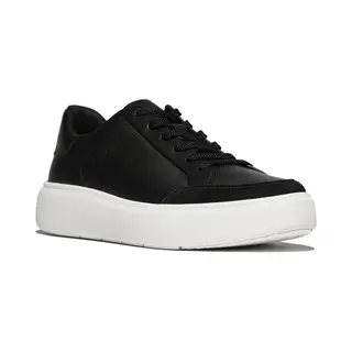 FitFlop Rtg Damessneakers Van Leer En Suède, Zwart., 39 Eu