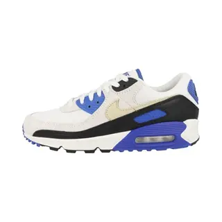 Nike Air Max 90 Premium Herensneakers, Wit Kaki Racer Blauw Zwart, 44 Eu