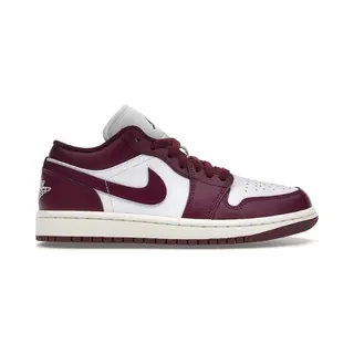 Nike Air Jordan 1 Low - Dames - White/Bordeaux/Sail - Maat 44.5