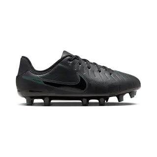 Nike Kids Legend 10 Academy Fg/Mg Football Shoe, Black/Black-Deep Jungle, 1