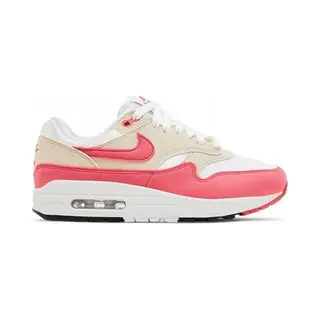 Nike Air Max 1 Sneakers Voor Dames, White Aster Pink Lt Orewood Brn Black