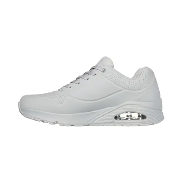 Skechers Herren Uno Stand On Air Sneaker, Steingraues Durabuck-Mesh, 42 Eu thumbnail