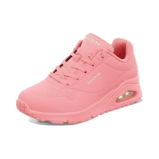 Skechers Damen Uno Stand On Air Sneaker, Coral Durabuck/Mesh, 38 Eu