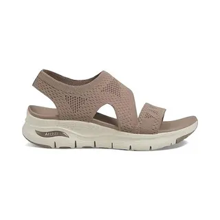 Skechers Damen Arch Fit Brightest Day, Mokka-Strick, 40 Eu