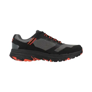 Skechers Men's Go Run Trail Altitude 2.0 Trainers, Black And Orange Leather/Textile, 7.5 Uk
