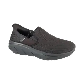 Skechers Slip-ins, D'Lux Walker 2.0 - Reeler 232463-Bbk, Men Sneakers, Black, 45 Eu