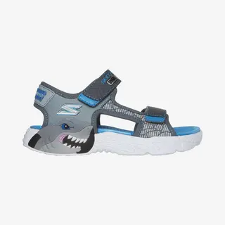 Skechers Creature-Splash Kinder Sandalen Grau/blau - 30