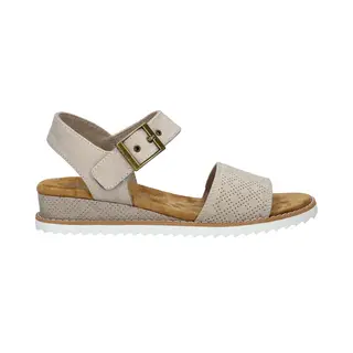 Skechers Bob's Womens Desert Kiss Serendipitous, Taupe Microfiber, 5 Uk