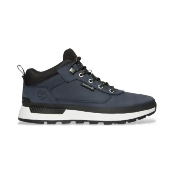 Timberland For Man. TB1A68TZ0191 Field Trekker Leather Shoe Navy (40), Flat, Laces, Casual thumbnail
