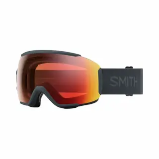 Smith Ski Goggles Squad 0NT 4V Matte Slate ChromaPop Pro Photochromic Red Mirror
