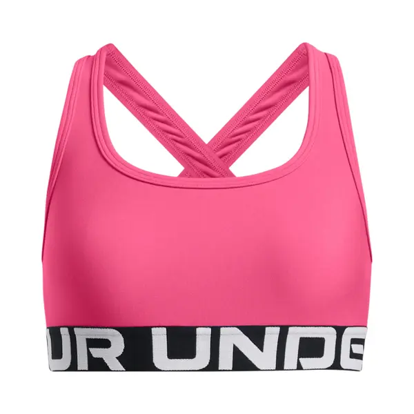 Under Armour Ua Crossback Sports Bra Junior - Super Pink / Ym 10-12Yr thumbnail