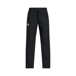 Under Armour Boys' Rival Woven Pant, Tracksuit Bottoms For Sports, Pe, And Training Sessions, Water-Repellent Boys' Joggers Black