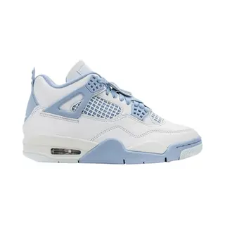 Nike Jordan Damen Air Jordan 4 Wmns DJ0675 200 Shimmer - Gr, Weiß/Aluminiumblau, Tint-Ölgrün, 38.5 Eu
