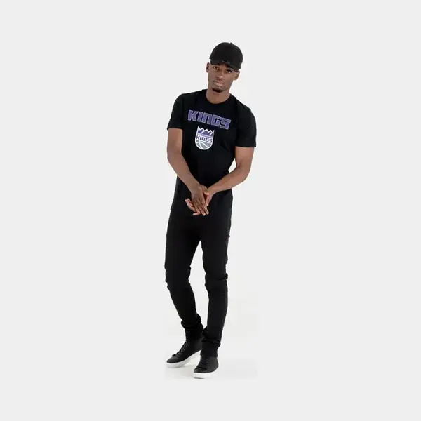 New Era Nba Regular Sacramento Kings T-shirt Met Korte Mouwen Zwart L Man thumbnail