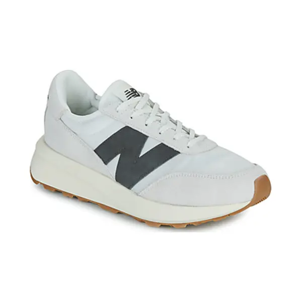 New Balance Unisex. U370V1 Leder Sneakers 370 Weiß (36), 1 Bis 3 Cm, Schnürsenkel, Lässig thumbnail