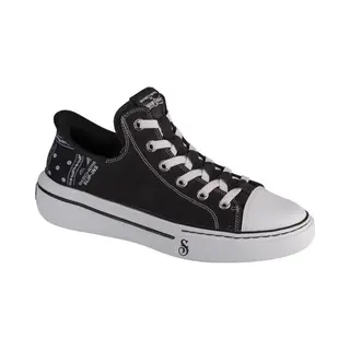 Skechers Herren Sneakers, Plimsolls, Schwarz, 41 Eu