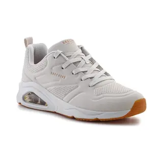 Skechers Women's Tres-Air Uno Ah - Mazing Sneaker, Natural Durasuede/Textile, 8 Uk