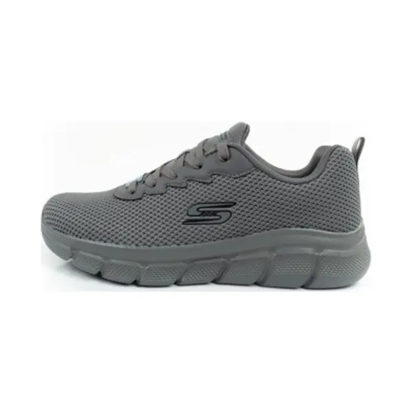 Skechers Herren Bobs B Flex Chill Edge Sneaker, Dunkelgrauer Strick, 41 Eu thumbnail