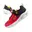 Red & Black Textile / Synthetic / Yellow Trim