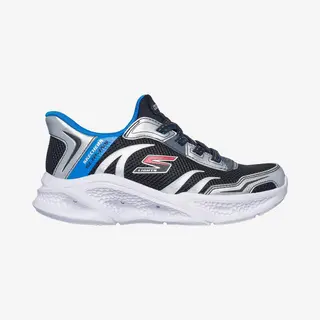 Skechers Slip-ins Meteor-Lights - Brisk-Beams Jungen Schuhe Schwarz Weiß Blau - 33
