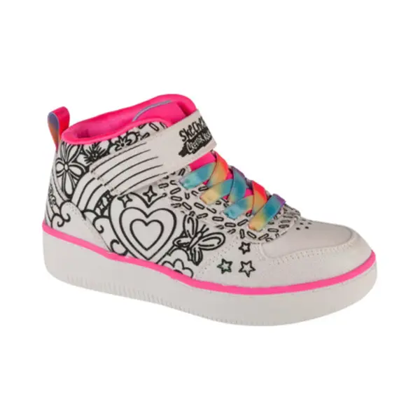 Skechers Sport Court 92 - Color Me Kicks 302213L-Wmlt, Girl Sneakers, Sports Shoes, White, 36 Eu thumbnail