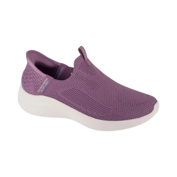 Skechers Women's Ultra Flex 3.0 Easy Win Slip-On Sneakers, Purple Knit/Trim, 7 Uk thumbnail