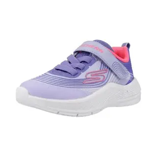 Skechers Microspec Advance, Sneaker Für Mädchen, Lavendel, Neonpink, 21 Eu
