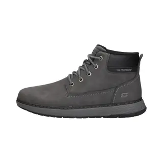 Skechers Garlan Deno Enkellaarzen Voor Heren, Synthetisch Antraciet, 39.5 Eu