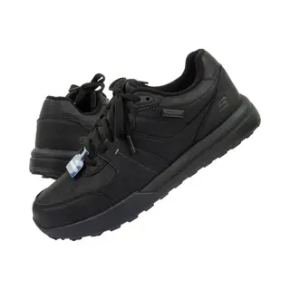 Skechers Netson - Gander, Herren Schwarze Halbschuhe 47, 5 Schwarz