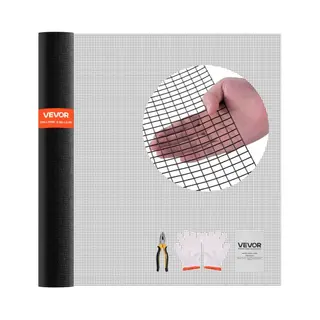 Vevor Tuinhek 183 Cm X 30, 48 M, Maaswijdte 1, 27 X 1, 27 Cm, φ1, 06 Mm Gegalvaniseerd Gaashek, Vinyl Gecoat Kippengaashek, Gelast Gaashek Voor