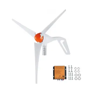 Vevor 500 W Windkraftanlage 12 V Windgenerator 3-Blatt-Windkraftgenerator Mit Mppt-Regler Einstellbare Windrichtung Und 2, 5 M/s