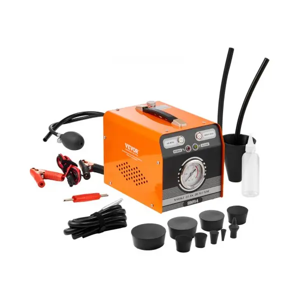 Vevor Rookmelder Voor Auto, Met Geïntegreerde Luchtpomp En Manometer, Dubbele Modus Voor Het Testen Van Leidingen, Brandstof En Vacuümsystemen, 255 thumbnail