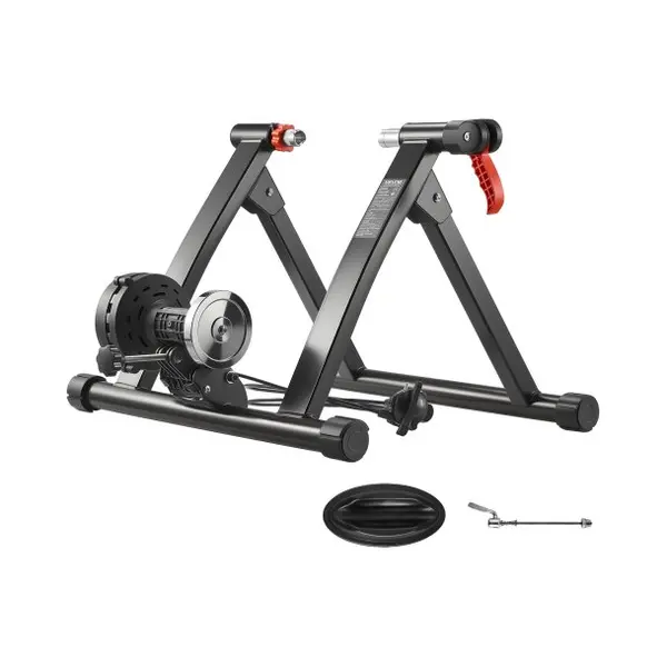 Vevor Fietsroltrainer Voor 660, 4-736, 6MM / 700C Wielen, 6 Weerstandsniveaus, Opvouwbare Magnetische Fietstrainer Hometrainer Met Snelspanner En thumbnail
