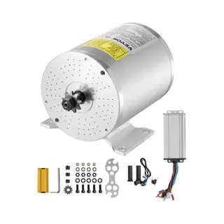 Vevor 2000 W Elektrischer Bürstenloser Gleichstrommotor-Bausatz – 48 V 4300 U/min Elektromotor Mit Verbessertem Drehzahlregler Und Gasgriff-Bausatz