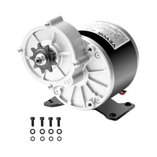 Vevor 350 W Elektrischer Gleichstrommotor, Leistungsstarker Elektromotor, 24 V, 3000 U/min, Go-Kart-Elektromotor, Elektrischer Dirtbike-Motor Für thumbnail