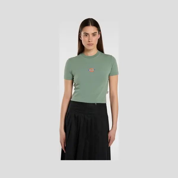 Dickies - Maple Valley Mid Weight T-shirt, Woman, Green, Size, M thumbnail
