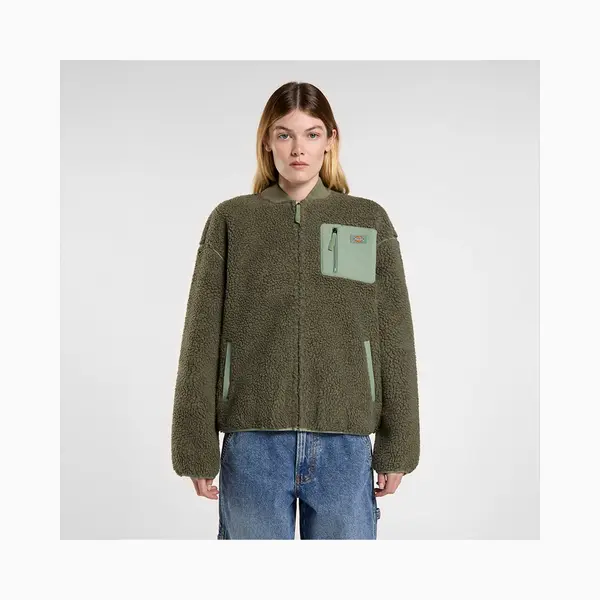Dickies - Central Bomber Jacket, Woman, Green, Size, S thumbnail