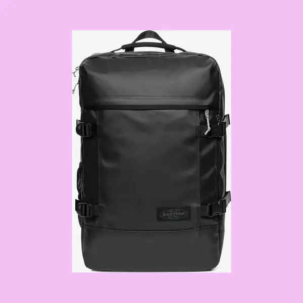 Eastpak Travelpack Rucksack Reiserucksack Schwarz Polyester thumbnail