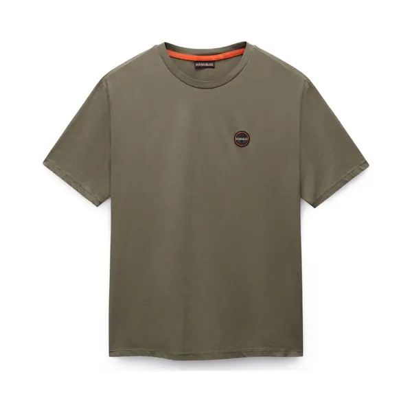 Napapijri T-Shirts & Poloshirts S-Badge - NP0A8949-GOA1 Tea Leaf thumbnail