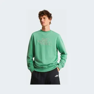 The North Face Drew Peak Light Crew Sweatshirt Grasgrün - M