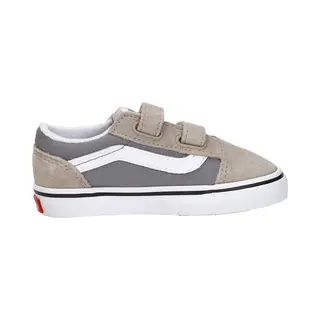 Vans Old Skool V 2 Klittenband Laag - Taupe - Maat 20