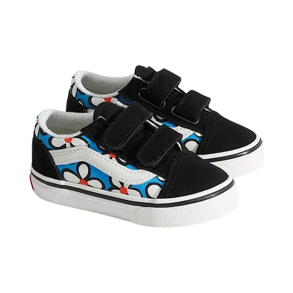 Vans Kinderschuhe Old Skool V Painted Floral Bright Azure thumbnail