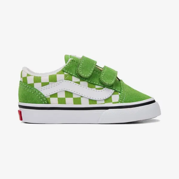 Vans Old Skool Sidestripe Baby Schuhe Grün Weiß - 39 thumbnail